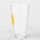 Verre Ajouter le logo de votre entreprise Barre jaune (Gauche)