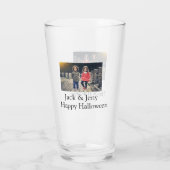 Verre ajouter nom photo texte Halloween enfant fille gar (Dos)