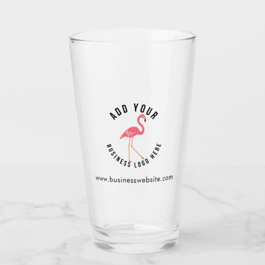 Verre Ajouter un logo d'entreprise et des employés d'ent (Devant)