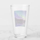 Verre Alaska Northern Lights Mountains Lake (Dos)