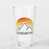 Verre Algonquin Peak Retro (Devant)