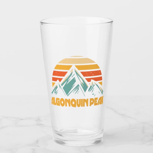 Verre Algonquin Peak Retro Turquoise (Devant)