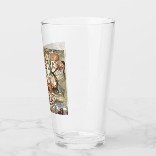Verre Alice Adventures in Wonderland Mad Tea Party (Gauche)