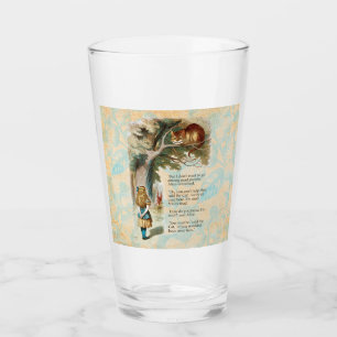 Verre Alice au pays des merveilles Cheshire Cat Mad