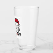 Verre Alimenté par la bière et la fête de Noël (Gauche)