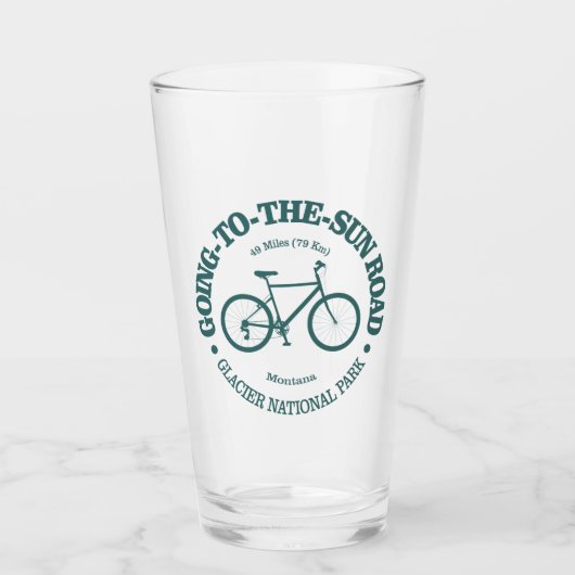 Verre Aller au soleil (vélo) (Devant)