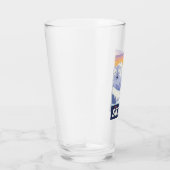 Verre Aller skier Vintage Imprimer (Droite)