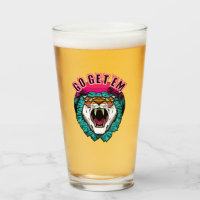 Allez les obtenir - Tiger Face Design graphique
