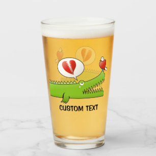 Verre Alligator en amour