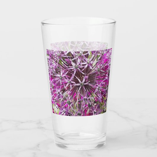 Verre Allium & Fleurs d'été (Dos)