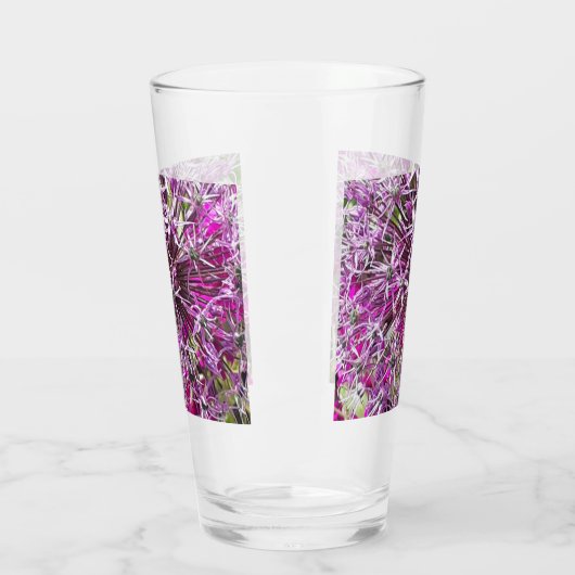 Verre Allium & Fleurs d'été (Gauche)