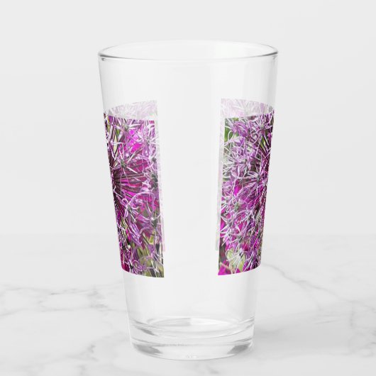 Verre Allium & Fleurs d'été (Droite)