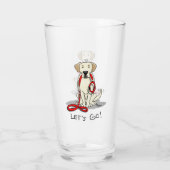 Verre Allons-y ! Yellow Labrador Retriever - mignon chie (Dos)