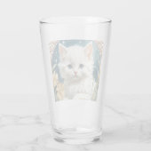 Verre Alphonse Mucha Art Nouveau Kitten (Dos)