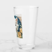 Verre Alphonse Mucha Art Nouveau Kitten (Gauche)