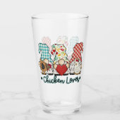 Verre amateurs de poulet au gnome mignon (Devant)