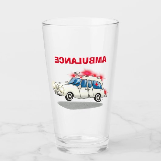 Verre Ambulance de dessin (Devant)