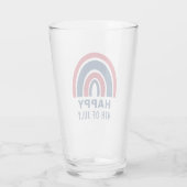 Verre American Rainbow USA Independence Day 4 juillet (Dos)