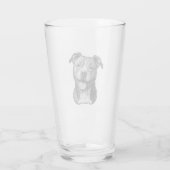 Verre American Staffordshire Terrier (Dos)