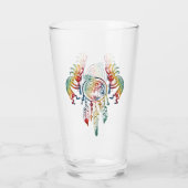 Verre Amérindien Kokopelli Whale Dreamcatcher 1 (Dos)