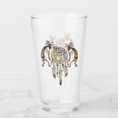 Verre Amérindien Kokopelli Whale Dreamcatcher 2 (Devant)