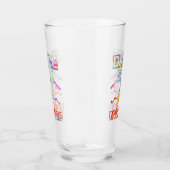 Verre Amérindiens Kokopelli - Dansez votre vie 3 (Droite)