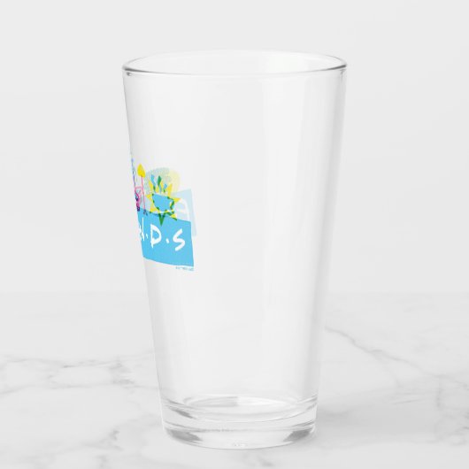 Verre AMIS™ | Logo avec icônes (Gauche)