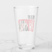 Verre AMIS™ | Rachel & Ross - Tu es mon homard (Dos)