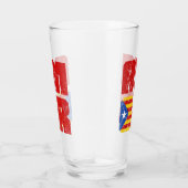Verre Amor Catalan Love, Catalogne Estelada Drapeau (Droite)