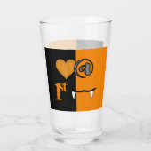 Verre Amour à la première bouchée Halloween (Dos)