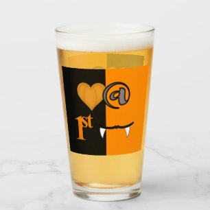 Verre Amour à la première bouchée Halloween