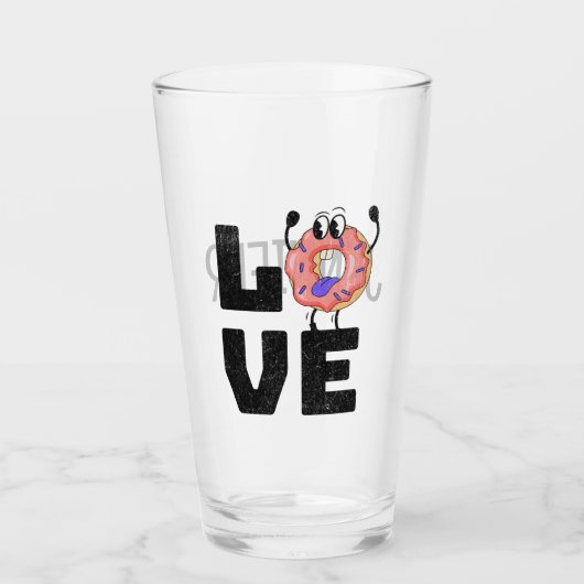 Verre Amour de Donut (Devant)