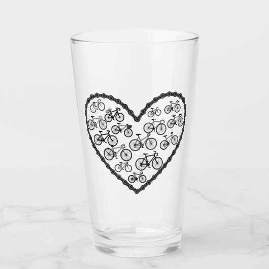 Verre Amour de vélo (Devant)
