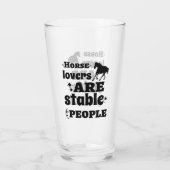 Verre amoureux des chevaux amusants (Dos)