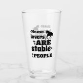 Verre amoureux des chevaux amusants (Devant)