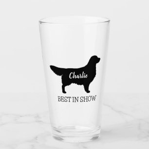 Verre Amoureux des chiens de coutume de silhouette de