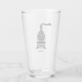 Verre Amoureux du train et de la locomotive (Dos)