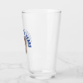 Verre Amusant 21e anniversaire CUSTOM TEXTE Photo Point (Gauche)