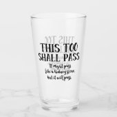 Verre Amusant, ça va passer comme une pierre de rein (Devant)