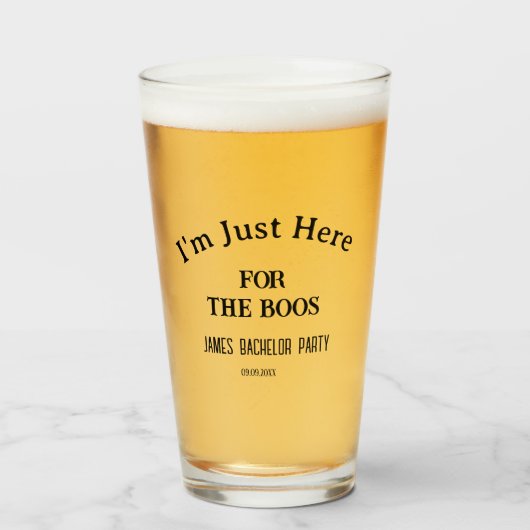 Verre Amusante Slogan Bachelor Bachelorette Soirée de ma (Devant (rempli))