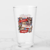 Verre Amusants Animaux Anniversaire Ajouter Le Nom Caric (Dos)