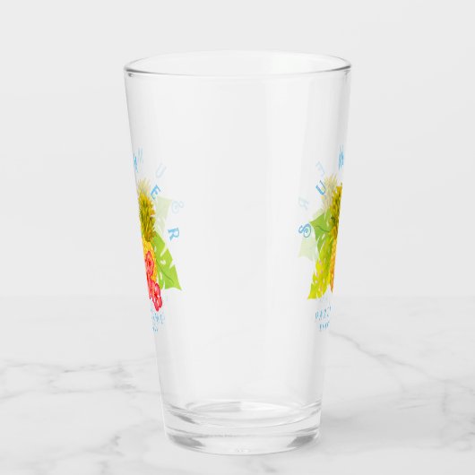 Verre Ananas Chic Blue (Droite)