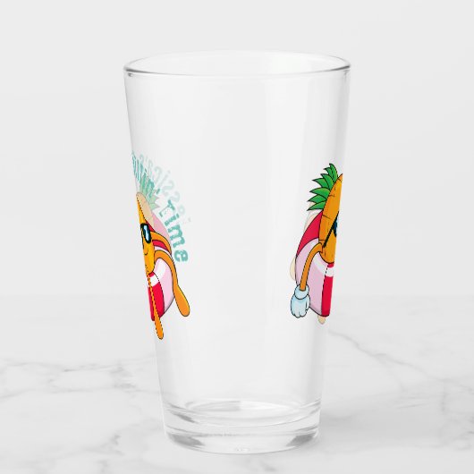 Verre Ananas cool (Gauche)