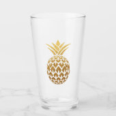 Verre Ananas Parties scintillant Or élégant (Devant)