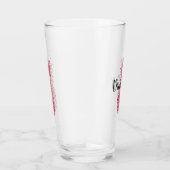 Verre Ananas Tropical Parties scintillant rose Fille (Droite)