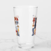 Verre Ancienne Egypte Collage de graphismes égyptiens (Gauche)