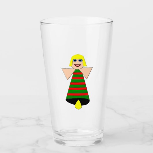 Verre Ange de Noël Bell (Devant)