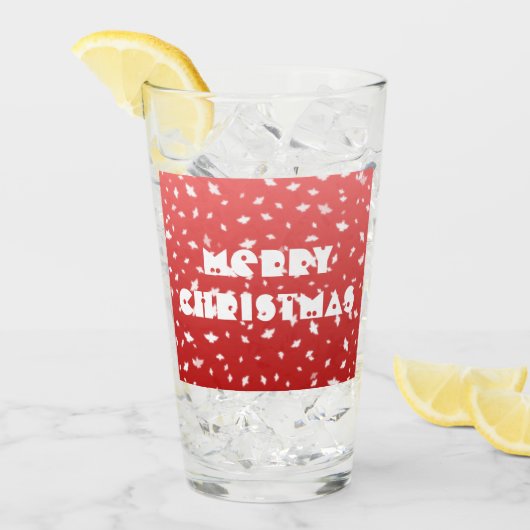 Verre Anges de Noël (Devant glace)