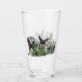 Verre Anglais Setter, chasse à la bécasse (Devant)