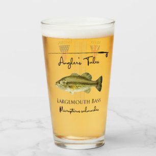 Verre Angler's Tales Pint Glass - Basse à grande bouche
